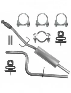 Tłumik środkowy Peugeot 2008 I CU 1.6 SUV