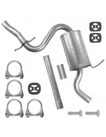 Tłumik środkowy Skoda Octavia II 2.0 TDI Sedan Kombi