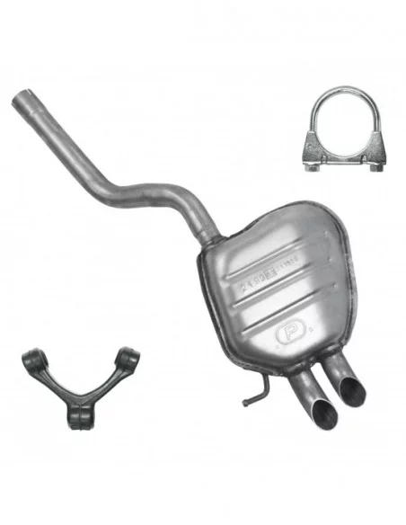 Tłumik końcowy Skoda Octavia II 1.4 TSI 2.0 TDI Sedan Kombi