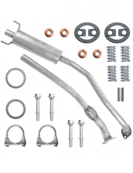 Tłumik środkowy Toyota Corolla IX E12 1.4 D-4D Hatchback Sedan Kombi