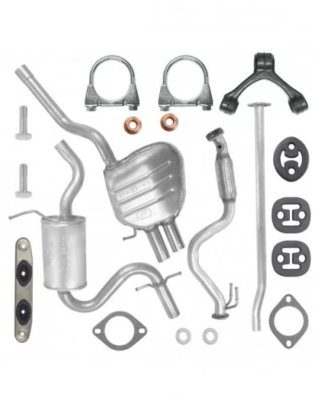 Zestaw tłumików Skoda Octavia II 1.4 TSI Sedan Kombi