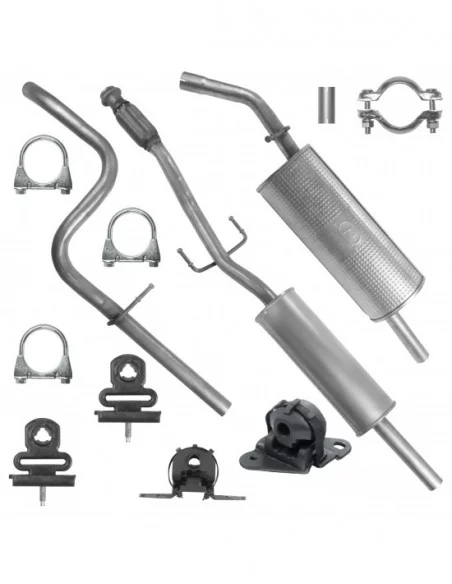 Zestaw tłumików Citroen C3 II 1.4 1.6 Hatchback