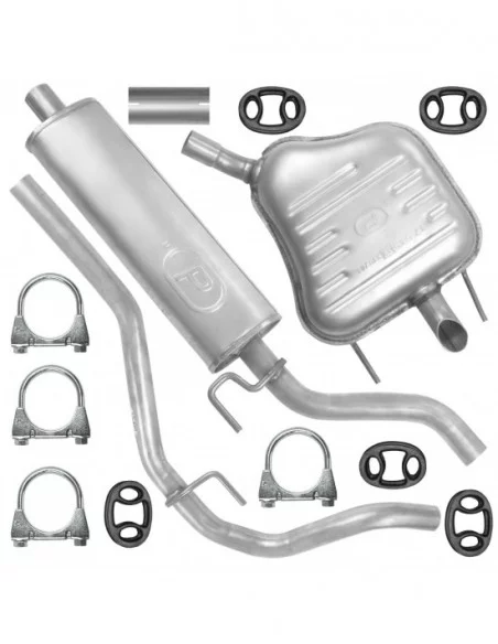 Zestaw tłumików Opel Vectra C 1.6 1.8 Sedan