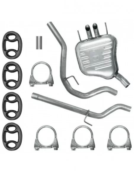Zestaw tłumików Saab 9-3 II 1.9 TID 1.9 TTID 1.9 TID Sedan Cabrio Kombi