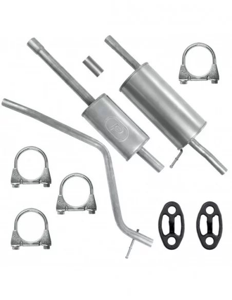 Zestaw tłumików Dacia Logan I 1.4 1.6 Sedan