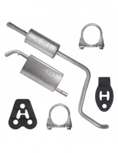 Zestaw tłumików Smart Forfour II W453 1.1 1.3 Hatchback