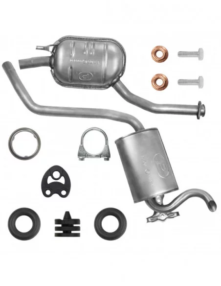 Zestaw tłumików Mercedes 190 W201 1.8 2.0 Sedan