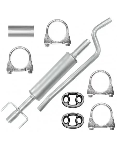 Tłumik środkowy Opel Astra G II 2 03.1998-12.2009 1.7 DTI Hatchback Sedan Kombi