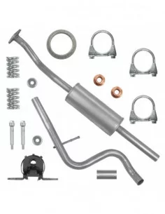 Tłumik środkowy Peugeot 1007 1 I 1.6 Van