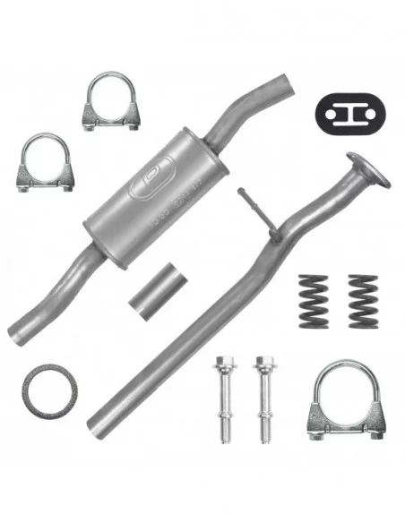 Tłumik środkowy Nissan Qashqai 1 I J10 2.0 Hatchback Tłumik środkowy Nissan Qashqai 1 I J10 2.0 Hatchback