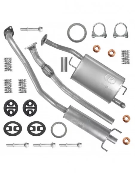 Zestaw tłumików Toyota Corolla IX E12 1.4 D-4D Hatchback