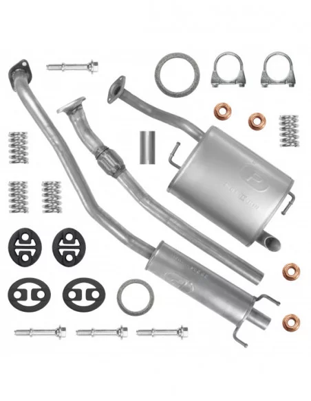 Zestaw tłumików Toyota Corolla IX E12 1.4 D-4D Sedan Kombi