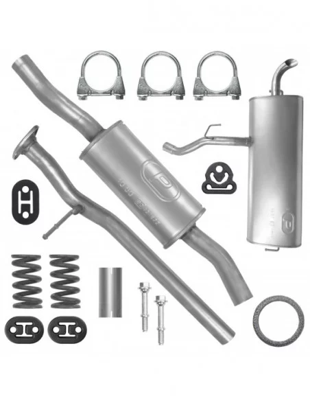 Zestaw tłumików Nissan Qashqai I J10 2.0 Hatchback Zestaw tłumików Nissan Qashqai I J10 2.0 Hatchback