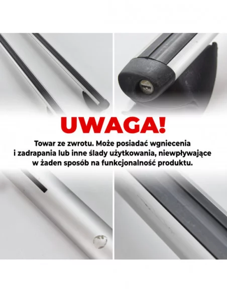 Aluminiowy bagażnik dachowy Mont Blanc SILVER OUTLET