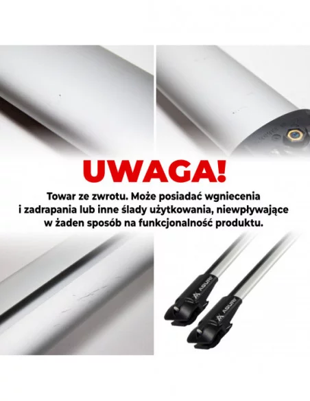 Aluminiowy bagażnik dachowy AGURI Prestige II OUTLET