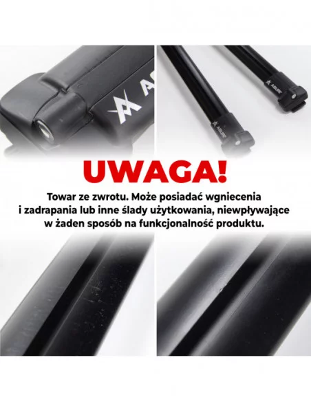 Aluminiowy bagażnik dachowy AGURI Prestige II Black OUTLET