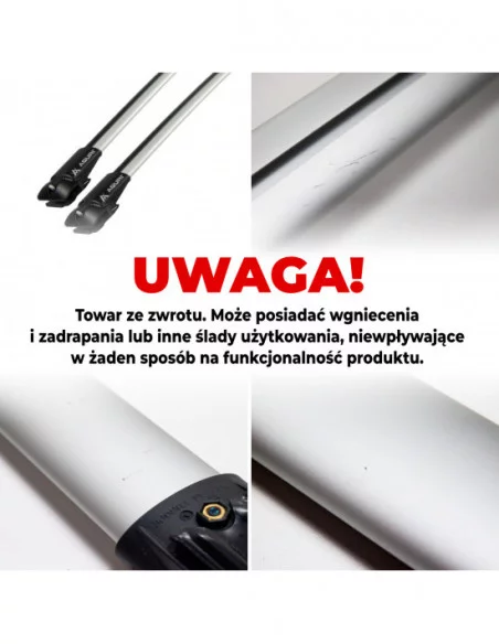 Aluminiowy bagażnik dachowy AGURI Prestige II OUTLET