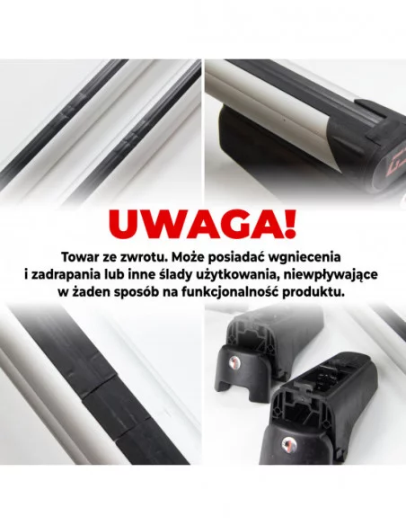 Aluminiowy bagażnik dachowy G3 Clop OUTLET