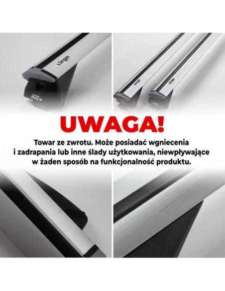Aluminiowy bagażnik dachowy Inter Pack Virgo OUTLET