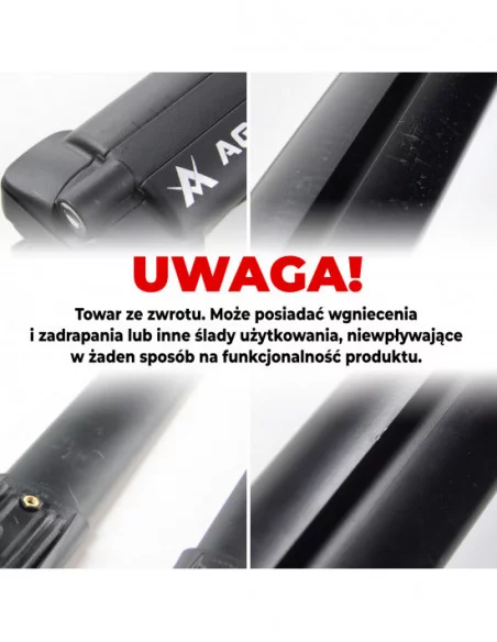 Aluminiowy bagażnik dachowy AGURI Prestige II Black OUTLET