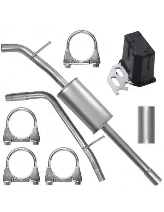 Tłumik środkowy Dacia Logan 1 I 12.2003-12.2012 1.4 1.6 Sedan