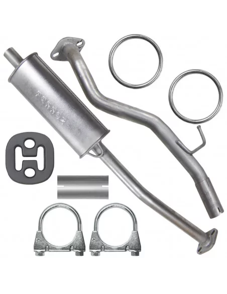 Tłumik środkowy Nissan Micra 3 III K12 12.2003-04.2005 1.0 1.2 1.4 Hatchback Cabrio C+C