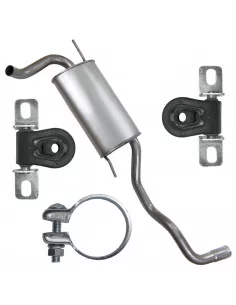 Tłumik końcowy Volkswagen Polo III 3 6N 6N2 10.1994-10.2001 1.4 Hatchback