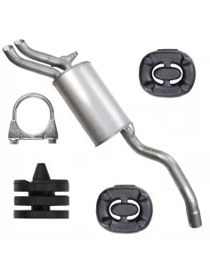 Tłumik końcowy Mercedes 260 280 300 320 W124 C124 12.1984-06.1995 2.6 2.8 3.0 3.2 Sedan Coupe