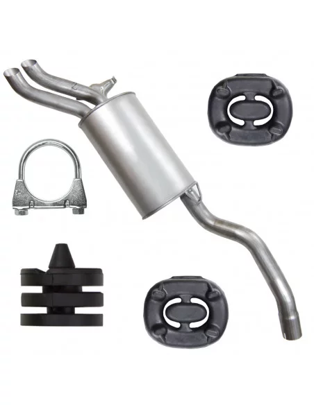 Tłumik końcowy Mercedes 260 280 300 320 W124 C124 12.1984-06.1995 2.6 2.8 3.0 3.2 Sedan Coupe