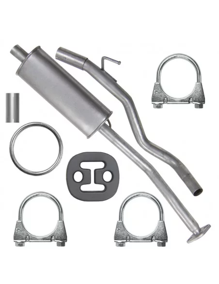 Tłumik środkowy Nissan Micra Micra C+C 3 III K12 05.2005-12.2010 1.2 1.4 Hatchback Cabrio C+C