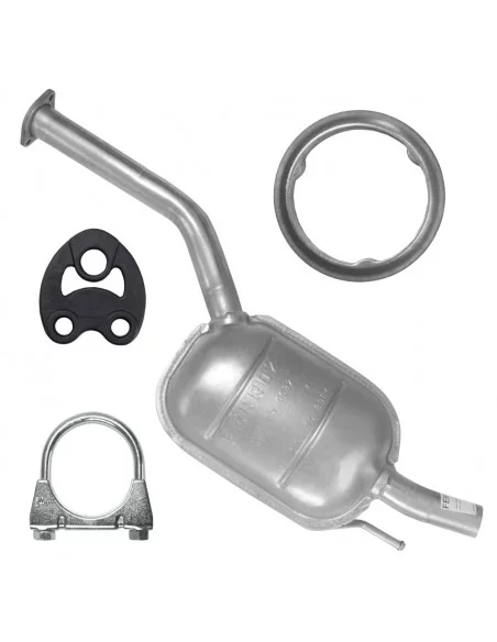 Tłumik środkowy Mercedes 190 W201 10.1982-08.1993 1.8 2.0 2.3 Sedan