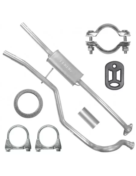 Tłumik środkowy Peugeot 206 01.1998-12.2009 1.1 1.4 1.6 Kombi