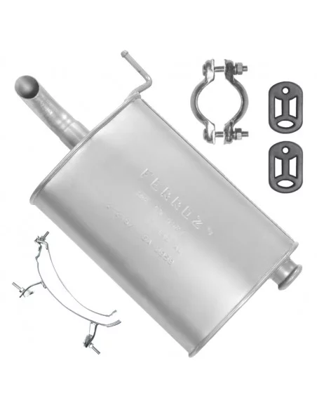 Tłumik końcowy Peugeot 206 01.1998-12.2009 1.1 1.4 1.6 1.4 HDI Kombi