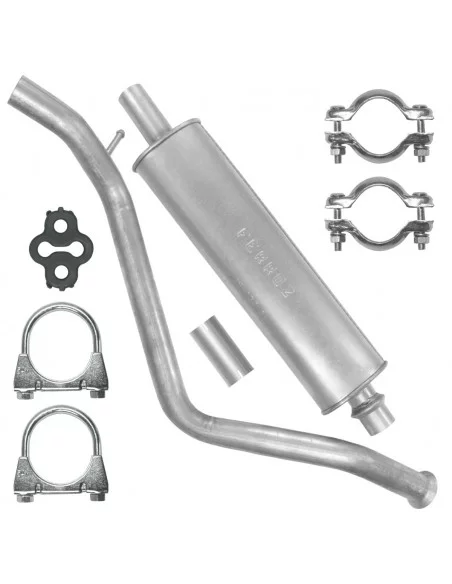 Tłumik środkowy Peugeot 307 04.2001-05.2009 2.0 Hatchback Cabrio CC