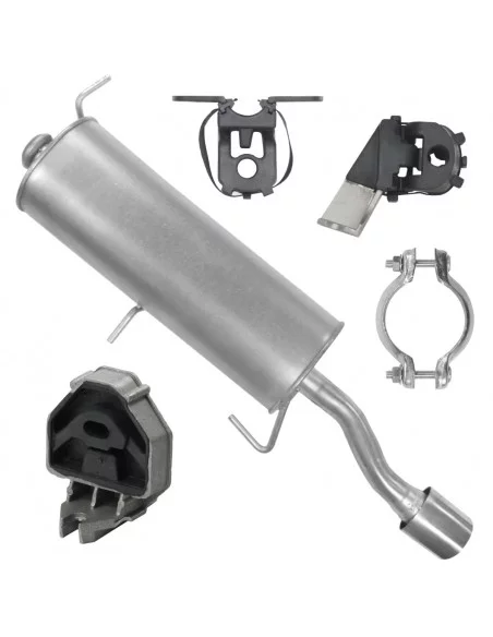 Tłumik końcowy Peugeot 307 CC 04.2001-05.2009 2.0 Cabrio CC