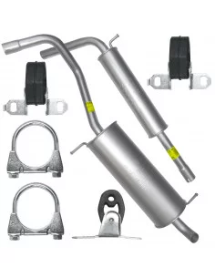 Zestaw tłumików Skoda Fabia I 1 6Y 12.1999-12.2007 1.0i Hatchback Sedan