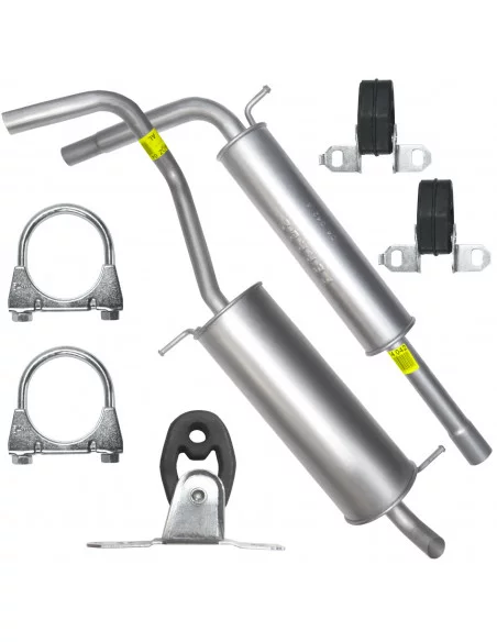 Zestaw tłumików Skoda Fabia I 1 6Y 12.1999-11.2005 1.2i Hatchback Sedan