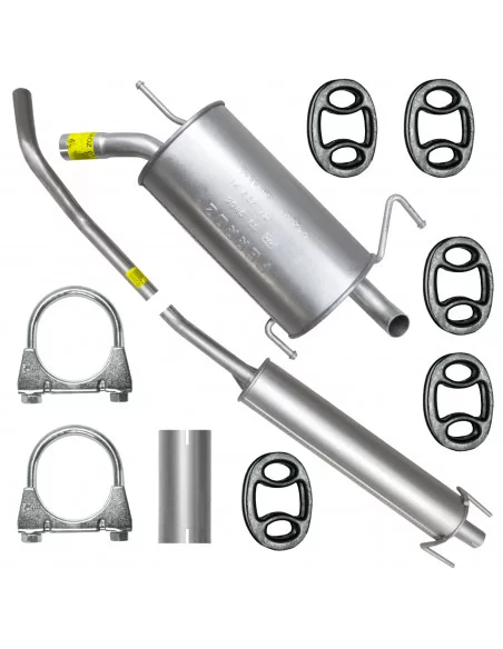 Zestaw tłumików Opel Corsa C 09.2000-07.2006 1.0i 12V Hatchback