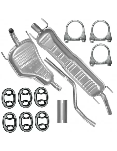 Zestaw tłumików Opel Astra H III 3 03.2004-12.2010 1.8i 16V Kombi