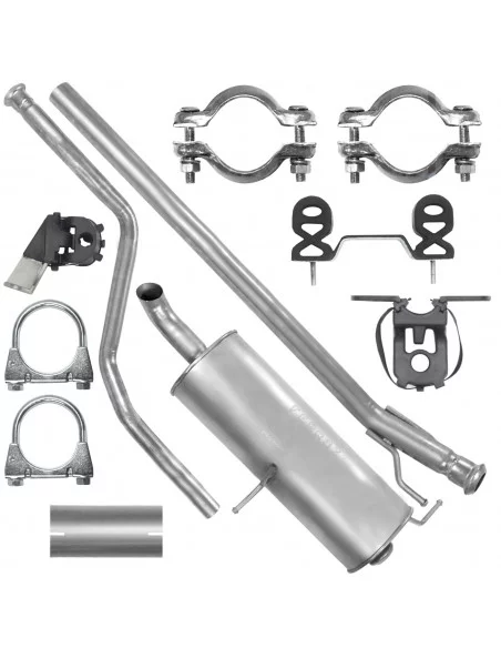 Zestaw tłumików Peugeot 307 04.2001-05.2009 1.6 HDI Hatchback