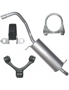 Tłumik końcowy Skoda Fabia I 1 6Y 12.1999-12.2007 1.0i 1.4i Hatchback Sedan