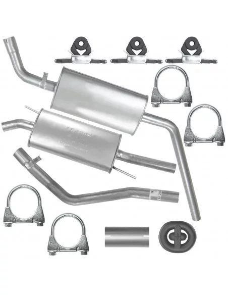 Zestaw tłumików Volkswagen Transporter T4 09.1990-12.1995 2.4 D Skrzynia LWB