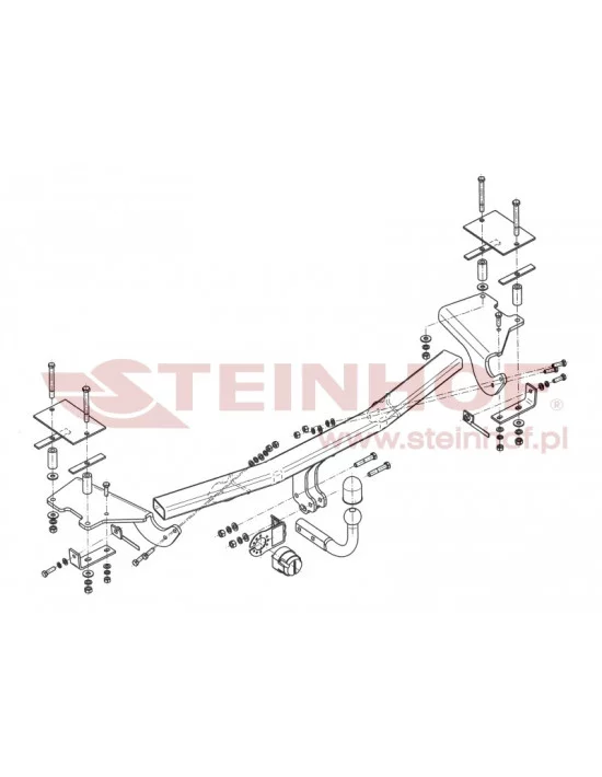 Hak holowniczy Steinhof A-037 do Alfa Romeo 159 Hak holowniczy Steinhof A-037 do Alfa Romeo 159