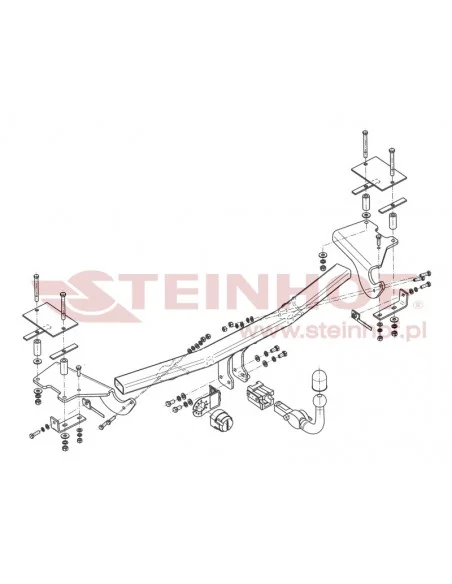Hak holowniczy Steinhof A-038 do Alfa Romeo 159