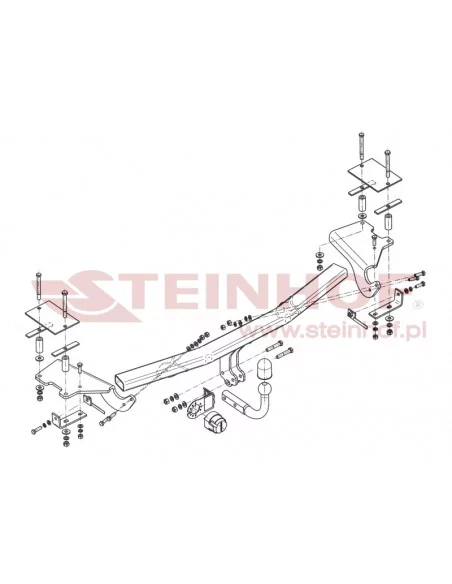 Hak holowniczy Steinhof A-037 do Alfa Romeo 159 Hak holowniczy Steinhof A-037 do Alfa Romeo 159