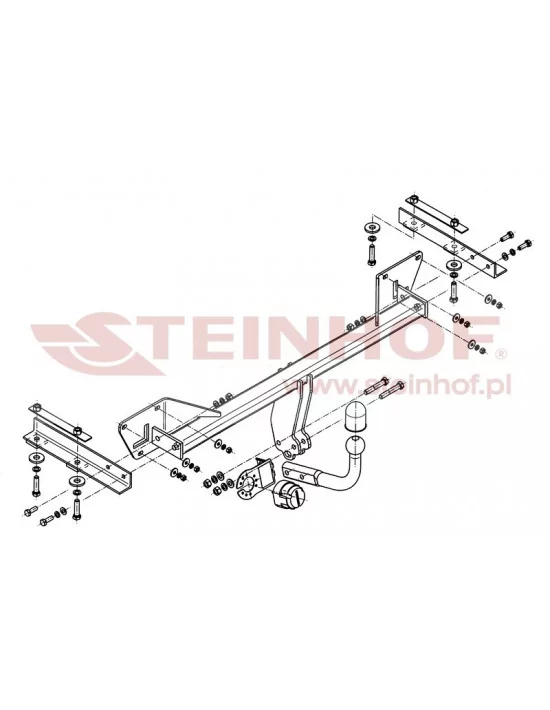 Hak holowniczy Steinhof A-041 do Alfa Romeo Giulietta