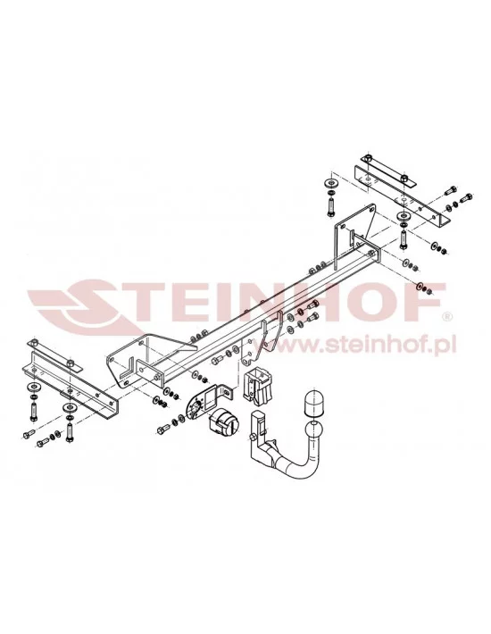 Hak holowniczy Steinhof A-042 do Alfa Romeo Giulietta