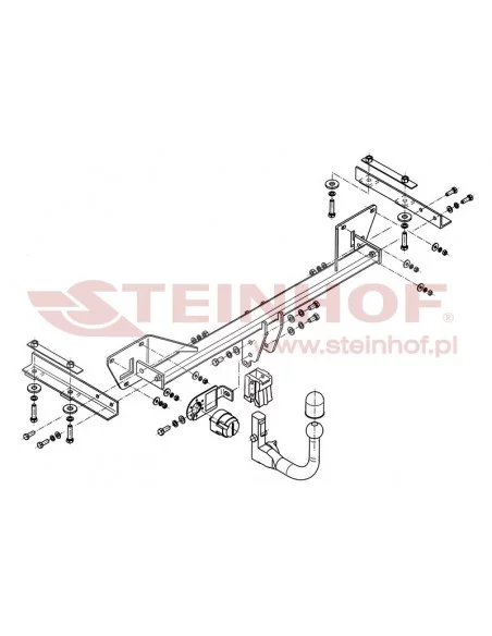 Hak holowniczy Steinhof A-042 do Alfa Romeo Giulietta
