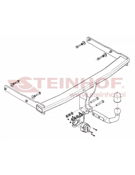 Hak holowniczy Steinhof A-100 do Audi A6 Allroad