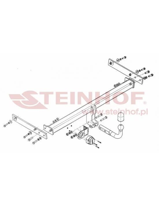 Hak holowniczy Steinhof A-096 do Audi Q3